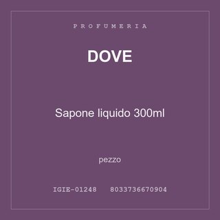 Dove Sapone liquido 300ml — conf. 24 pz