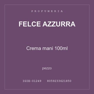 Felce Azzurra Crema mani 100ml — conf. 8 pz