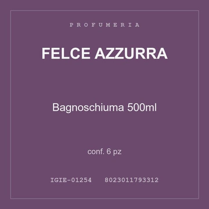 Felce Azzurra Bagnoschiuma 500ml — conf. 12 pz