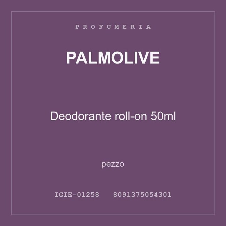 Palmolive Deodorante roll-on 50ml — conf. 4 pz