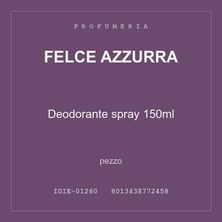 Felce Azzurra Deodorante spray 150ml — conf. 24 pz