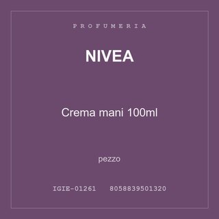 Nivea Crema mani 100ml — conf. 4 pz