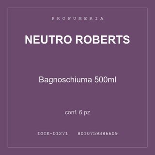 Neutro Roberts Bagnoschiuma 500ml — conf. 6 pz