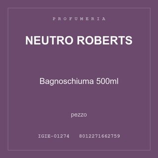 Neutro Roberts Bagnoschiuma 500ml — conf. 24 pz