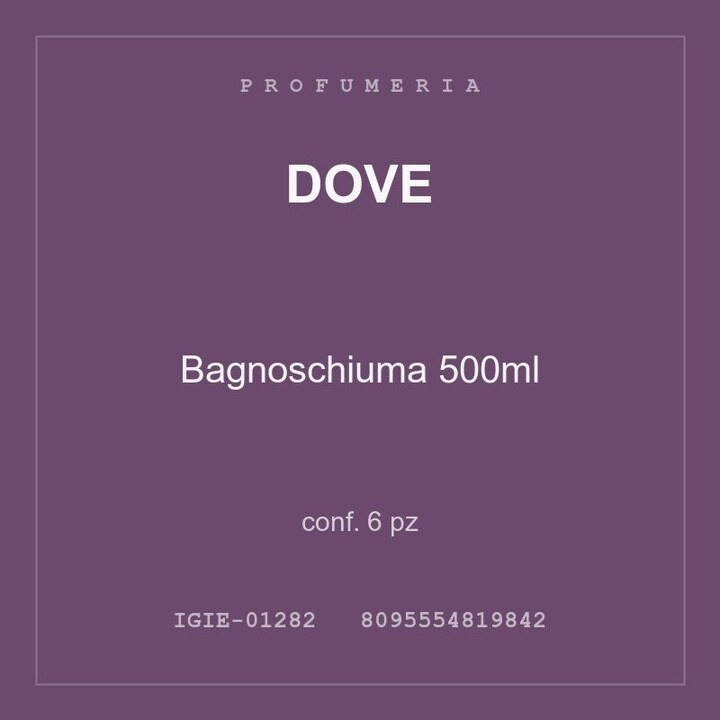 Dove Bagnoschiuma 500ml — conf. 3 pz