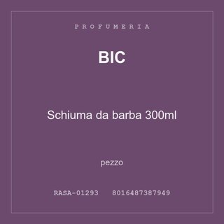 BIC Schiuma da barba 300ml — pezzo