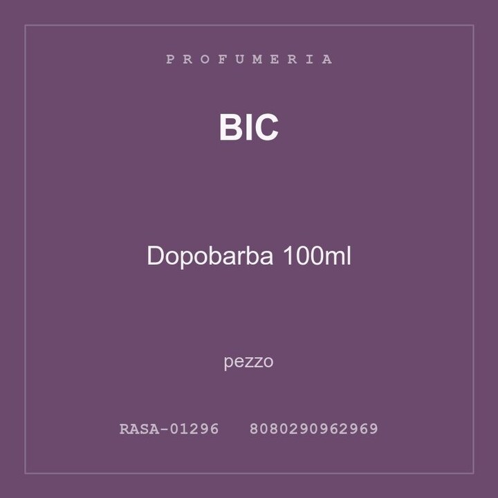 BIC Dopobarba 100ml — conf. 2 pz