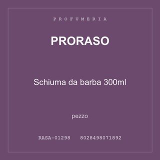 Proraso Schiuma da barba 300ml — pezzo