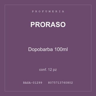 Proraso Dopobarba 100ml — conf. 12 pz