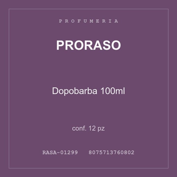 Proraso Dopobarba 100ml — conf. 12 pz