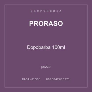 Proraso Dopobarba 100ml — pezzo