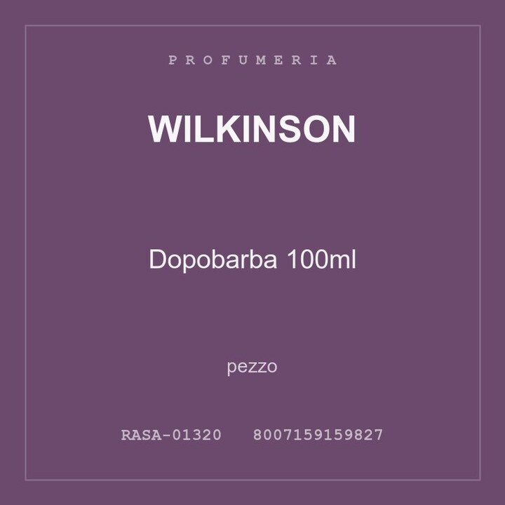 Wilkinson Dopobarba 100ml — conf. 2 pz