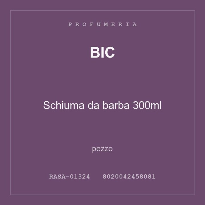 BIC Schiuma da barba 300ml — conf. 3 pz
