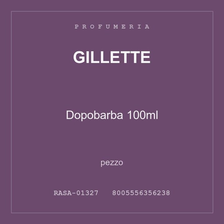 Gillette Dopobarba 100ml — conf. 2 pz