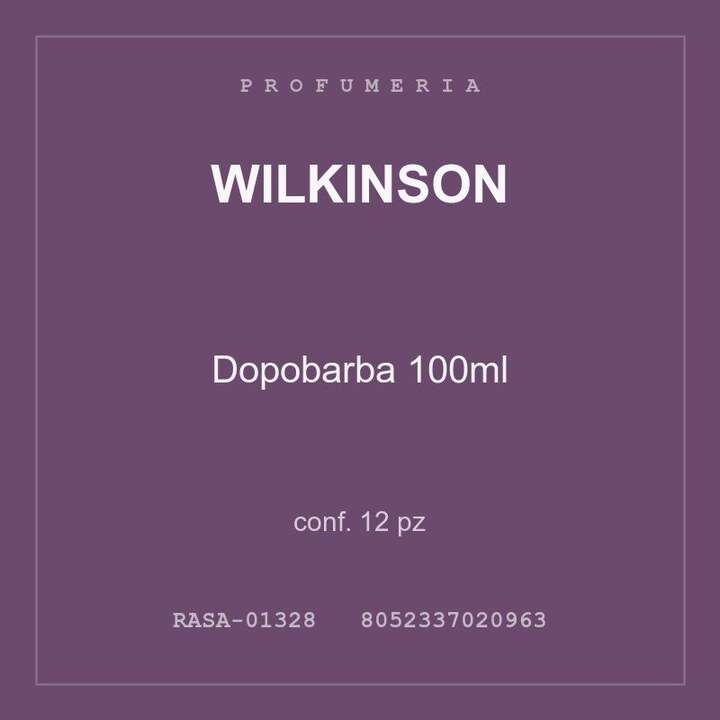 Wilkinson Dopobarba 100ml — conf. 6 pz