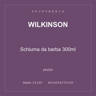 Wilkinson Schiuma da barba 300ml — pezzo