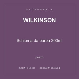 Wilkinson Schiuma da barba 300ml — conf. 2 pz