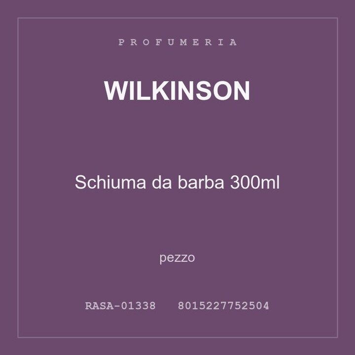 Wilkinson Schiuma da barba 300ml — conf. 2 pz