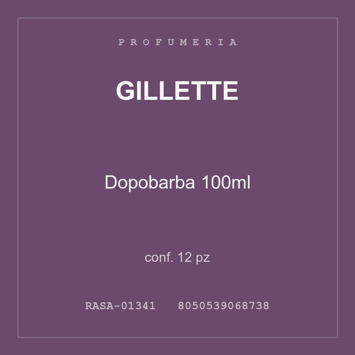 Gillette Dopobarba 100ml — conf. 25 pz