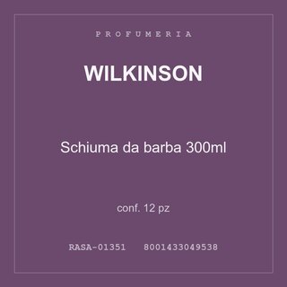 Wilkinson Schiuma da barba 300ml — conf. 12 pz