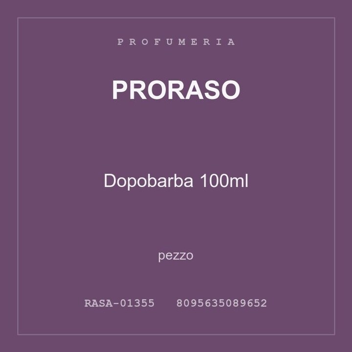 Proraso Dopobarba 100ml — conf. 2 pz