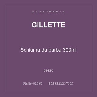 Gillette Schiuma da barba 300ml — conf. 2 pz