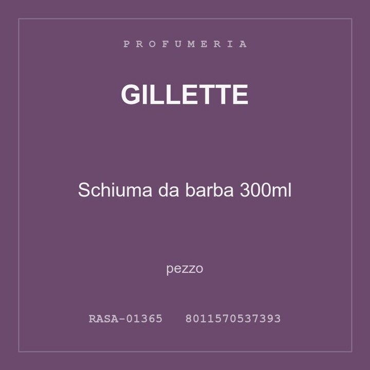 Gillette Schiuma da barba 300ml — conf. 3 pz