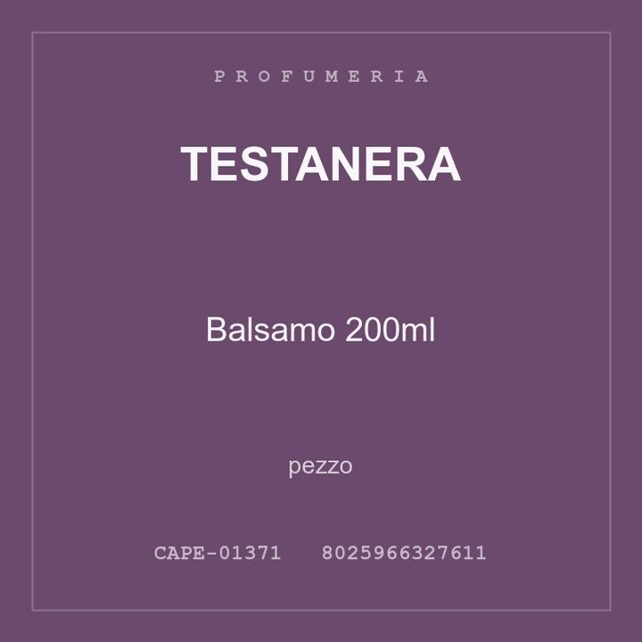 Testanera Balsamo 200ml — pezzo