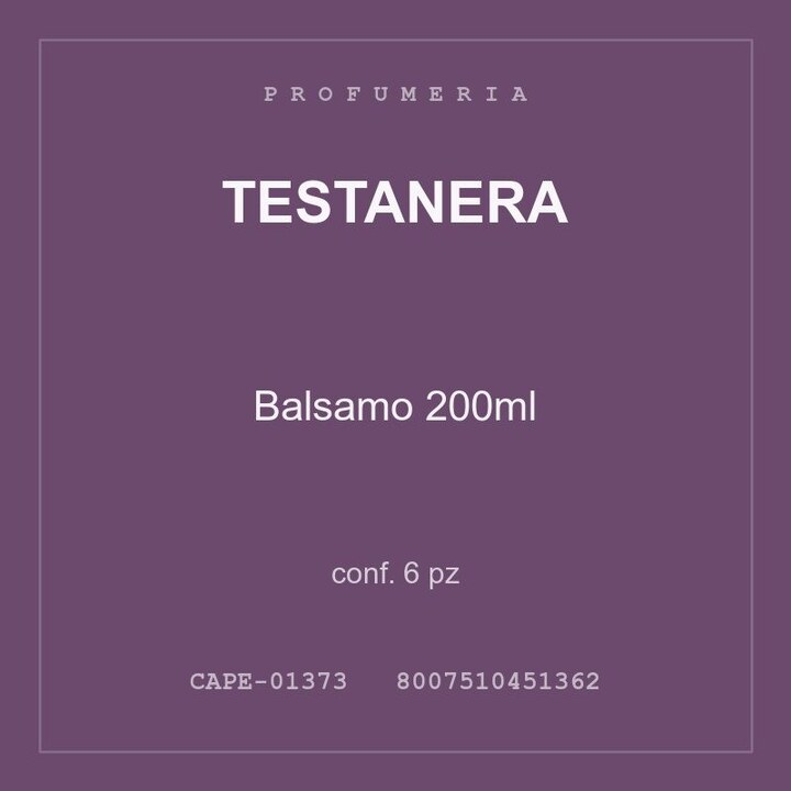 Testanera Balsamo 200ml — conf. 6 pz