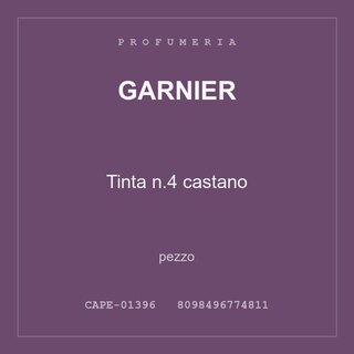Garnier Tinta n.4 castano — pezzo