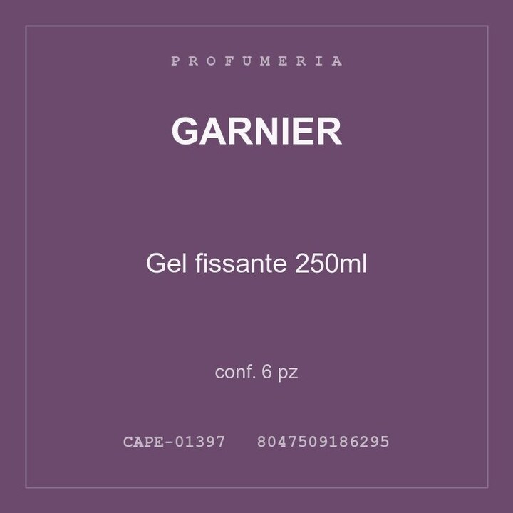 Garnier Gel fissante 250ml — conf. 12 pz