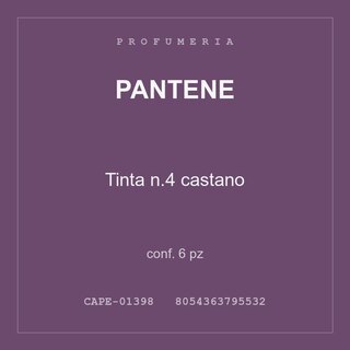 Pantene Tinta n.4 castano — conf. 6 pz