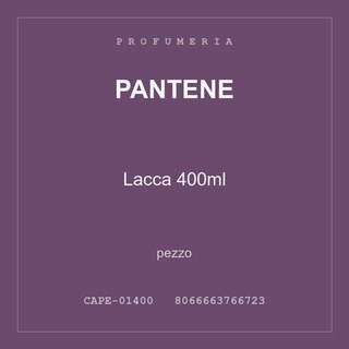 Pantene Lacca 400ml — conf. 2 pz