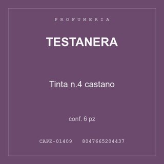 Testanera Tinta n.4 castano — conf. 6 pz