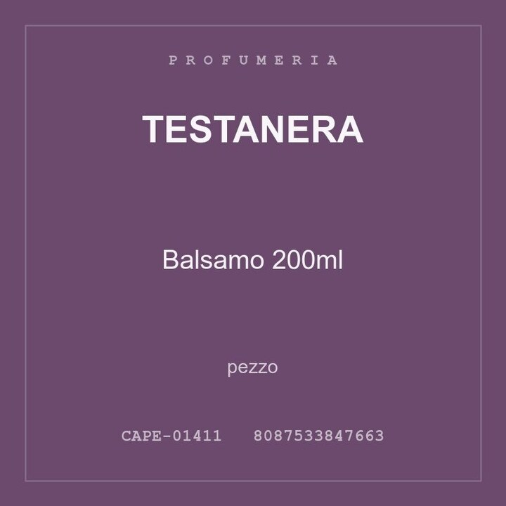 Testanera Balsamo 200ml — conf. 2 pz