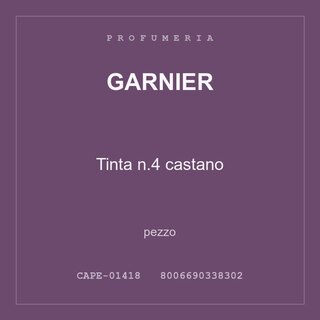 Garnier Tinta n.4 castano — conf. 2 pz