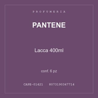 Pantene Lacca 400ml — conf. 6 pz