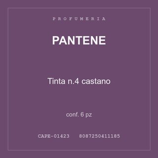 Pantene Tinta n.4 castano — conf. 12 pz