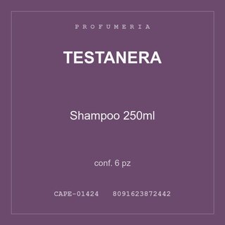 Testanera Shampoo 250ml — conf. 12 pz