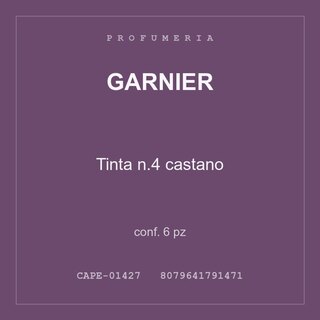 Garnier Tinta n.4 castano — conf. 6 pz