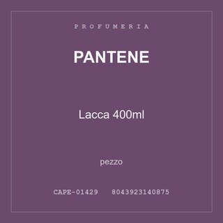 Pantene Lacca 400ml — conf. 8 pz