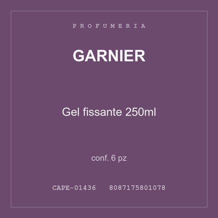 Garnier Gel fissante 250ml — conf. 15 pz