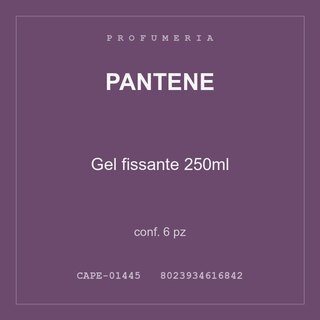 Pantene Gel fissante 250ml — conf. 6 pz