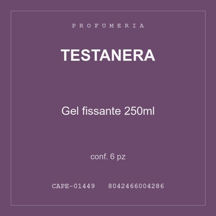 Testanera Gel fissante 250ml — conf. 12 pz
