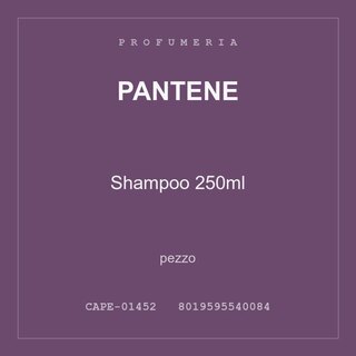 Pantene Shampoo 250ml — conf. 8 pz