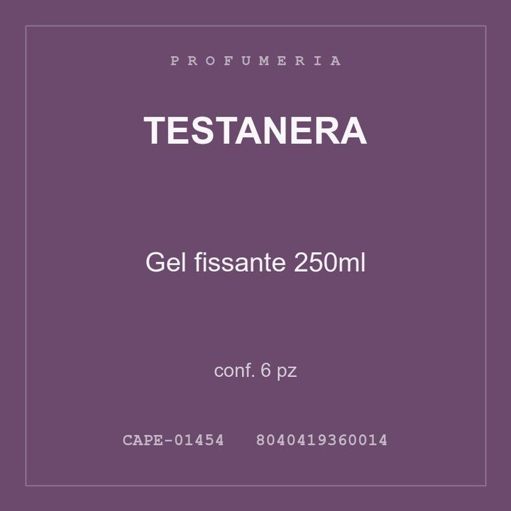 Testanera Gel fissante 250ml — conf. 15 pz