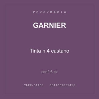Garnier Tinta n.4 castano — conf. 12 pz