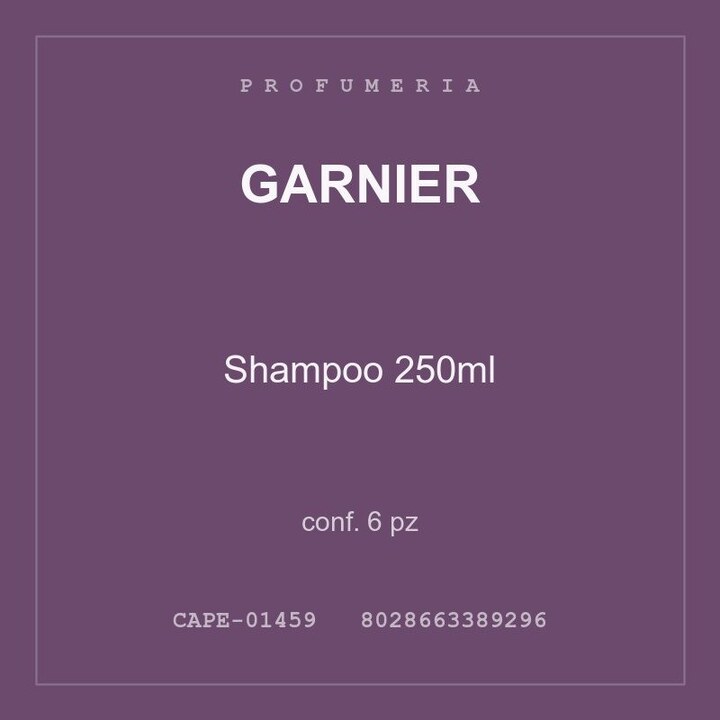Garnier Shampoo 250ml — conf. 6 pz