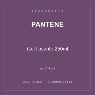Pantene Gel fissante 250ml — conf. 3 pz