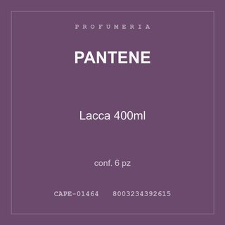 Pantene Lacca 400ml — conf. 3 pz